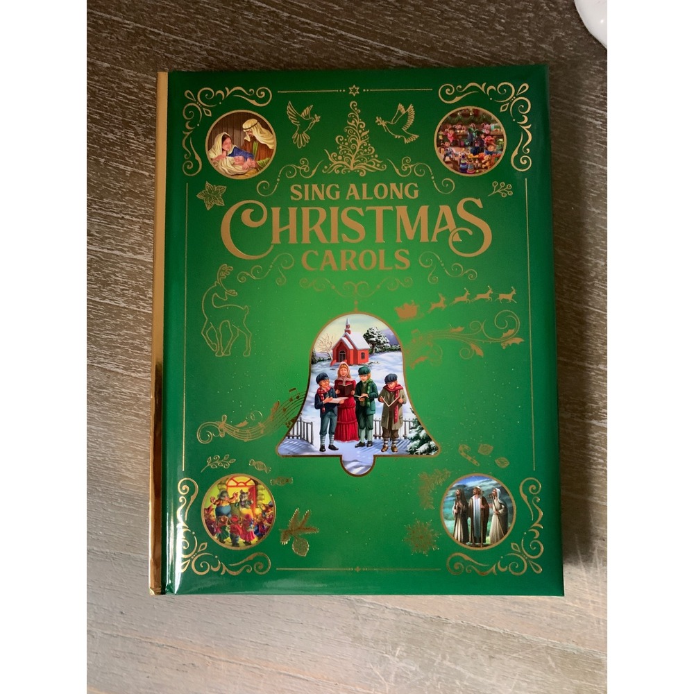 Hinkler Sing Along Christmas Carols Hardcover Illustrated Holiday Song Book